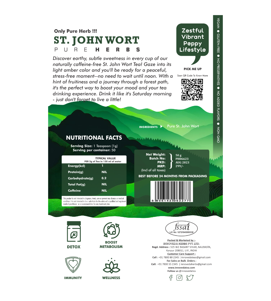 Innoveda St. John Wort Tea - 50 gms
